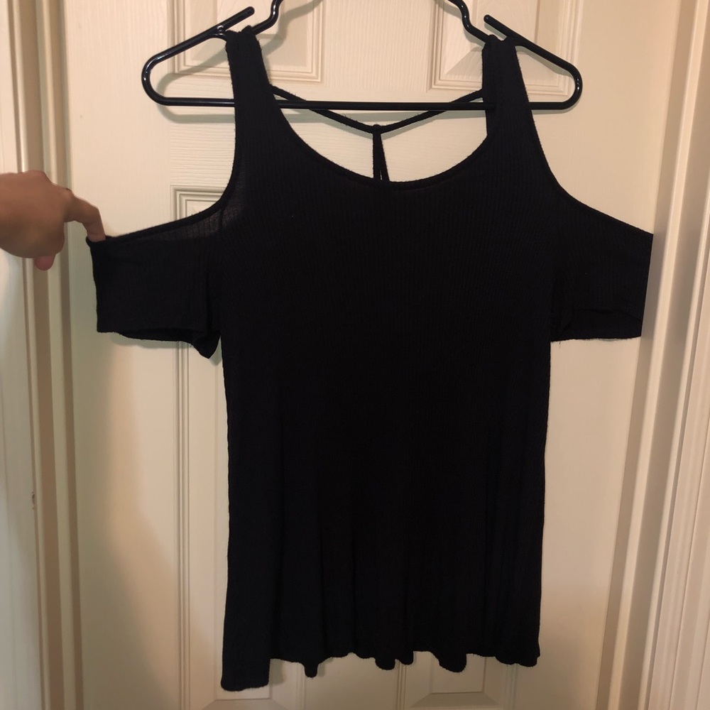 Black casual shirt
